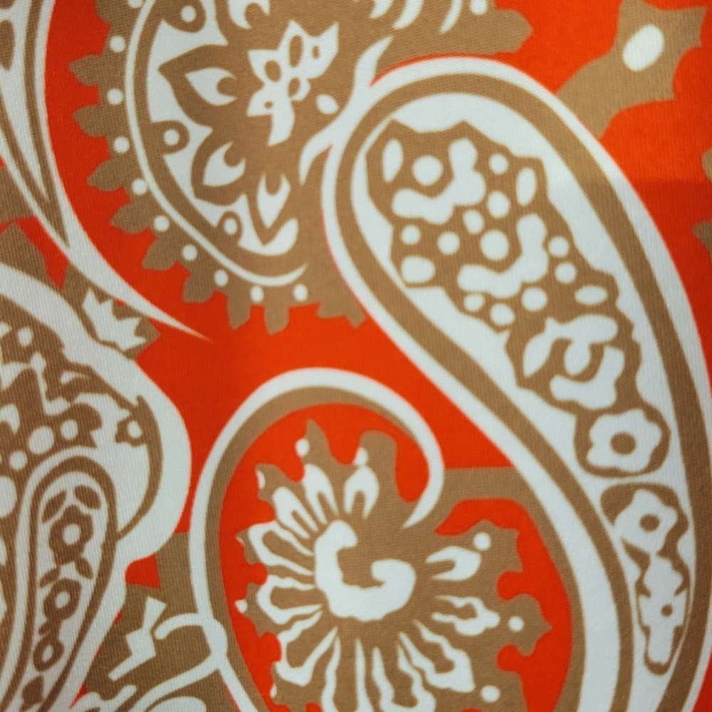 Gretchen Scott Designs Paisley Ruffle-Neck Top - Picture 5 of 5